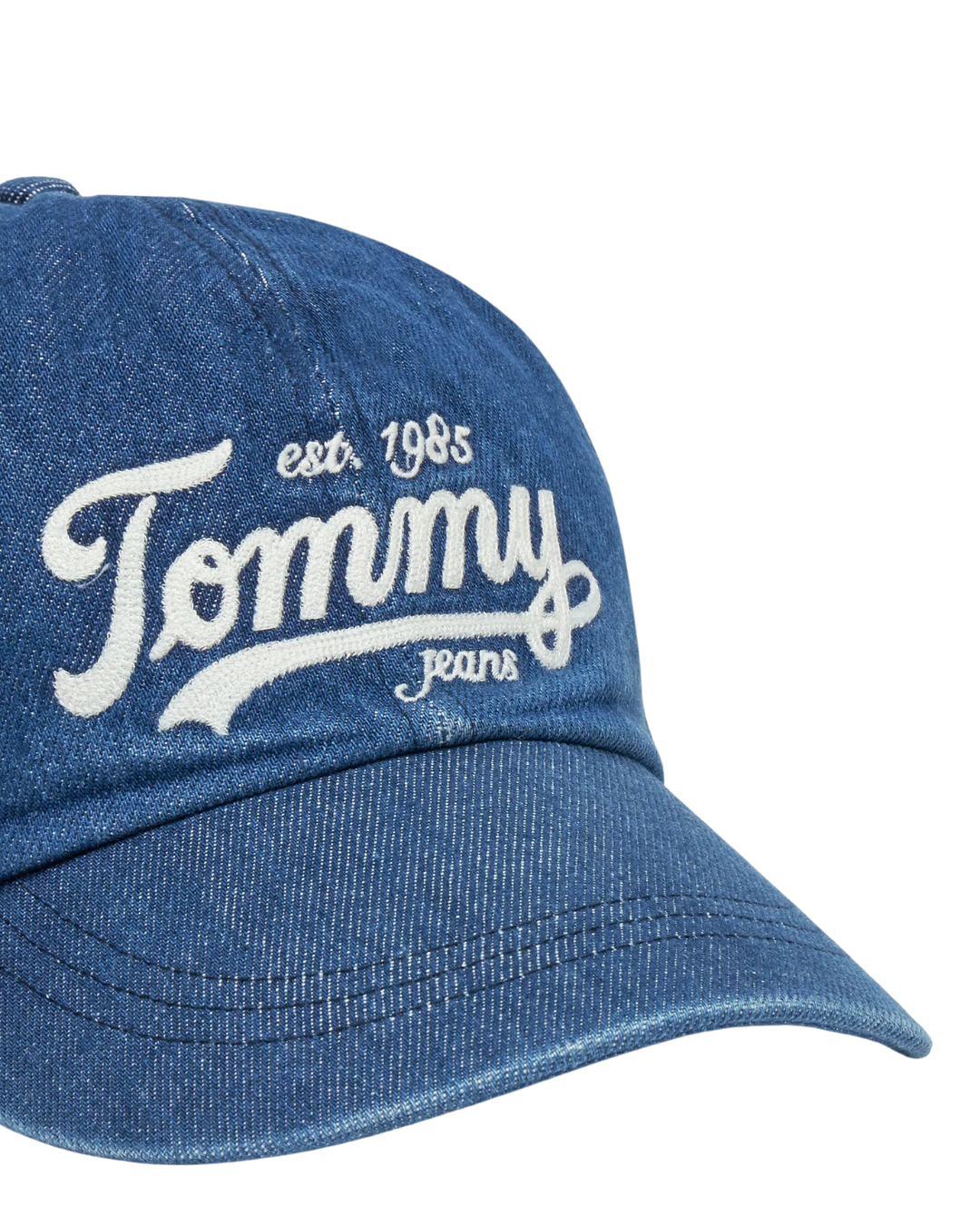 Tommy Jeans - Tjm Archive Script Denim Cap - Blu