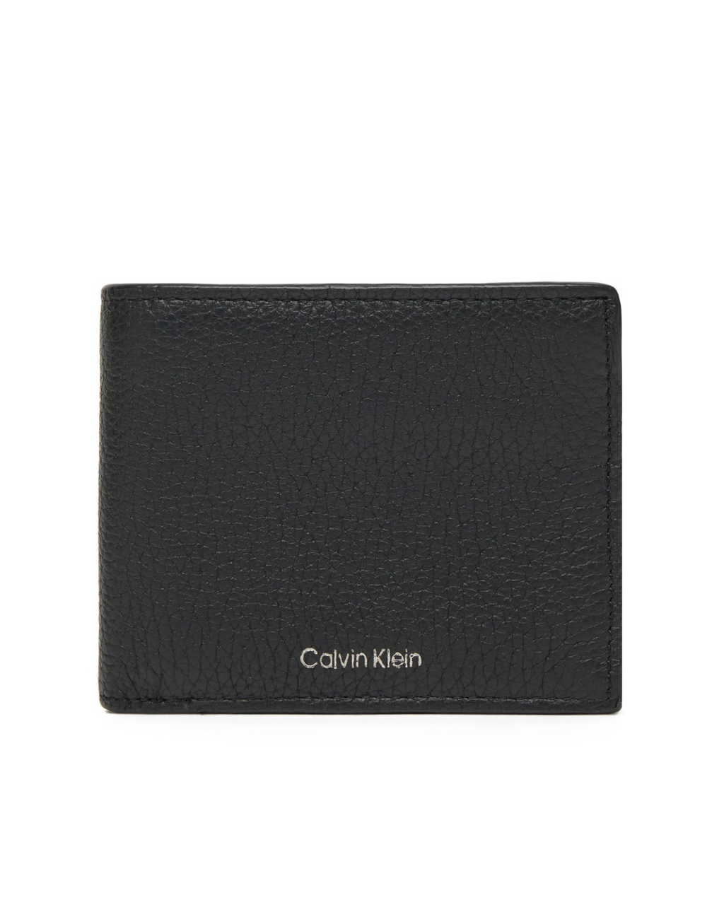Calvin Klein - CK Leather Billfold W Zip Coin - Nero
