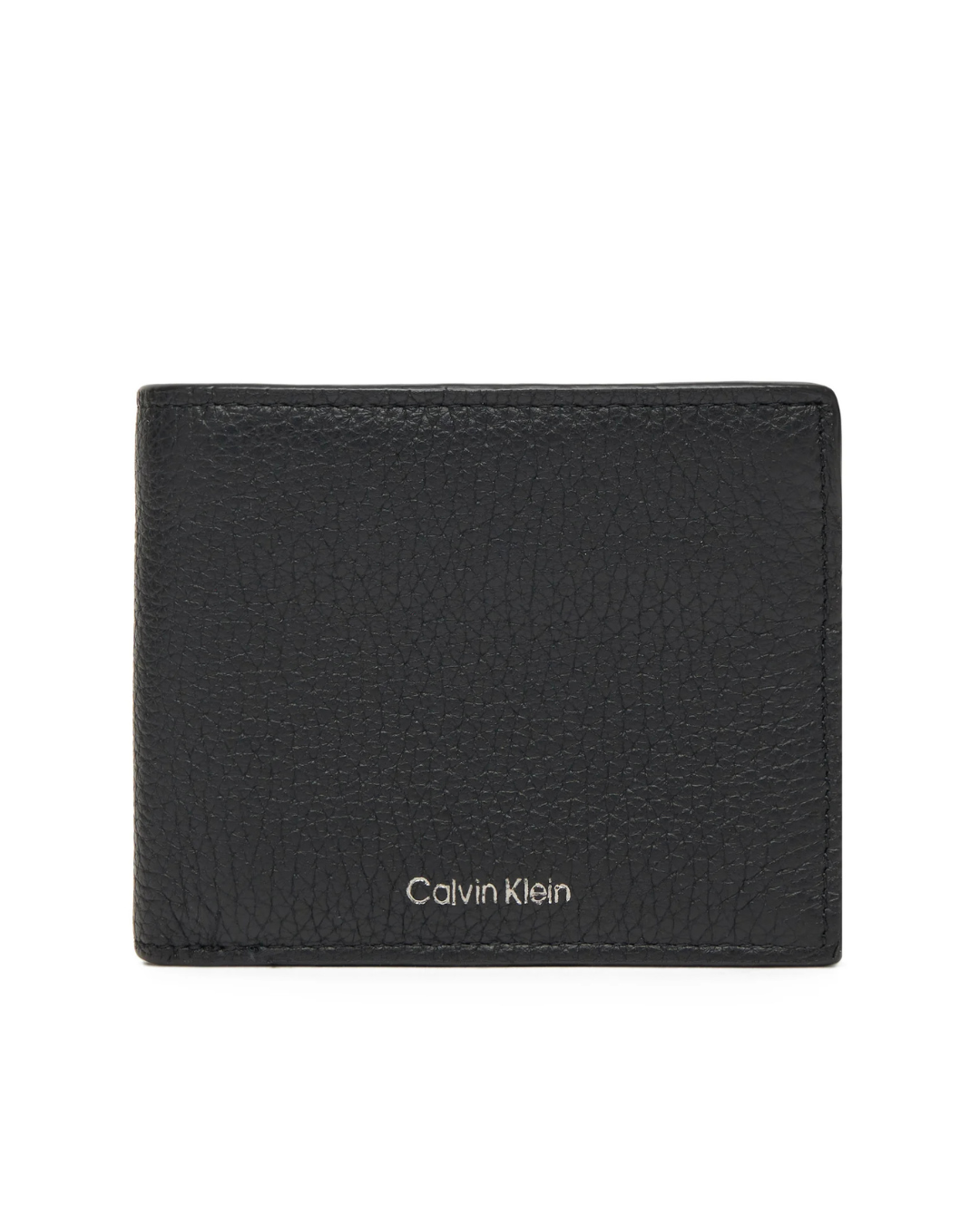 Calvin Klein - CK Leather Billfold W Zip Coin - Nero