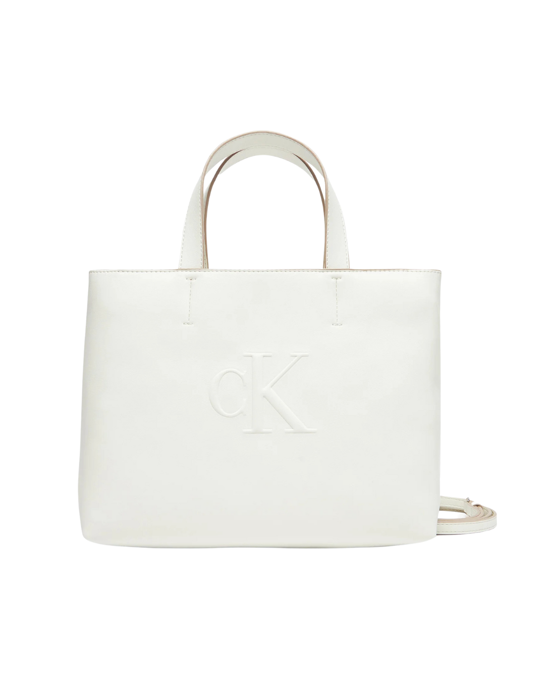 Calvin Klein Jeans - Sculpted Mini EW Tote - Bianco