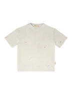 C.9.3 - T-Shirt with Mini Flower Patch - Avorio