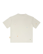 C.9.3 - T-Shirt with Mini Flower Patch - Avorio