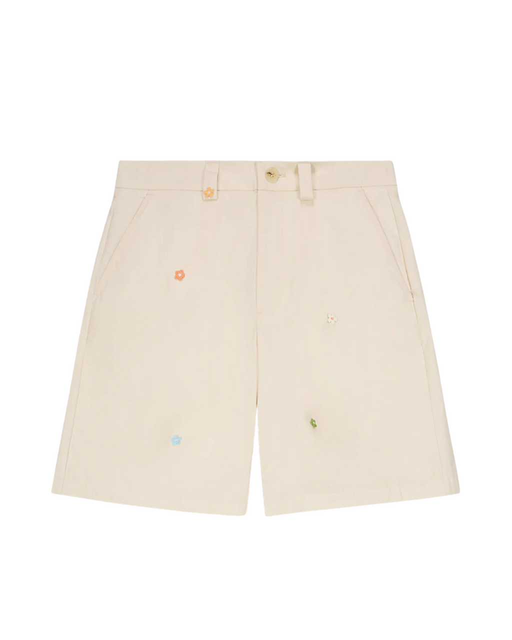 C.9.3 - Classic Shorts with Mini Flower Patch - Variante Unica