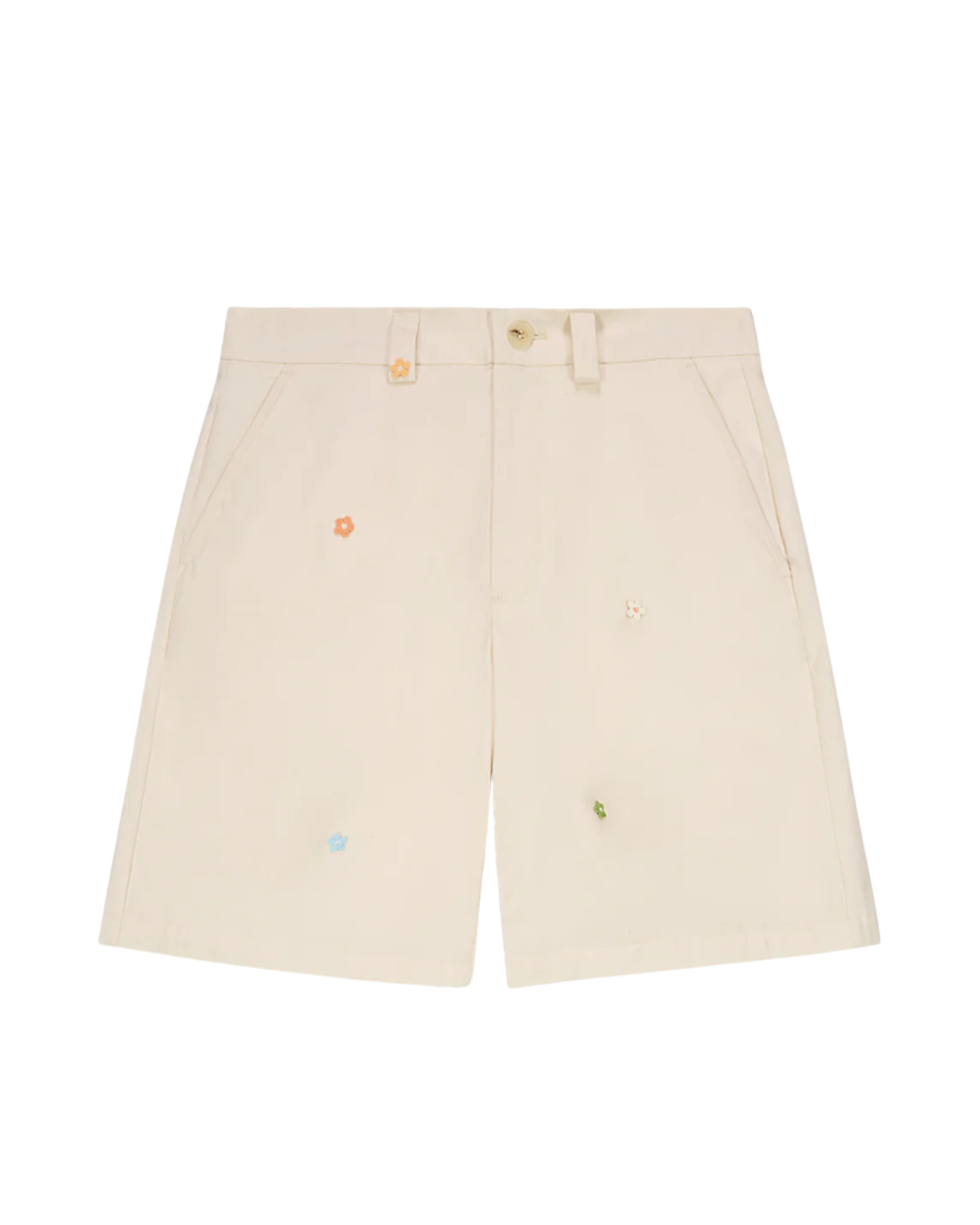 C.9.3 - Classic Shorts with Mini Flower Patch - Variante Unica