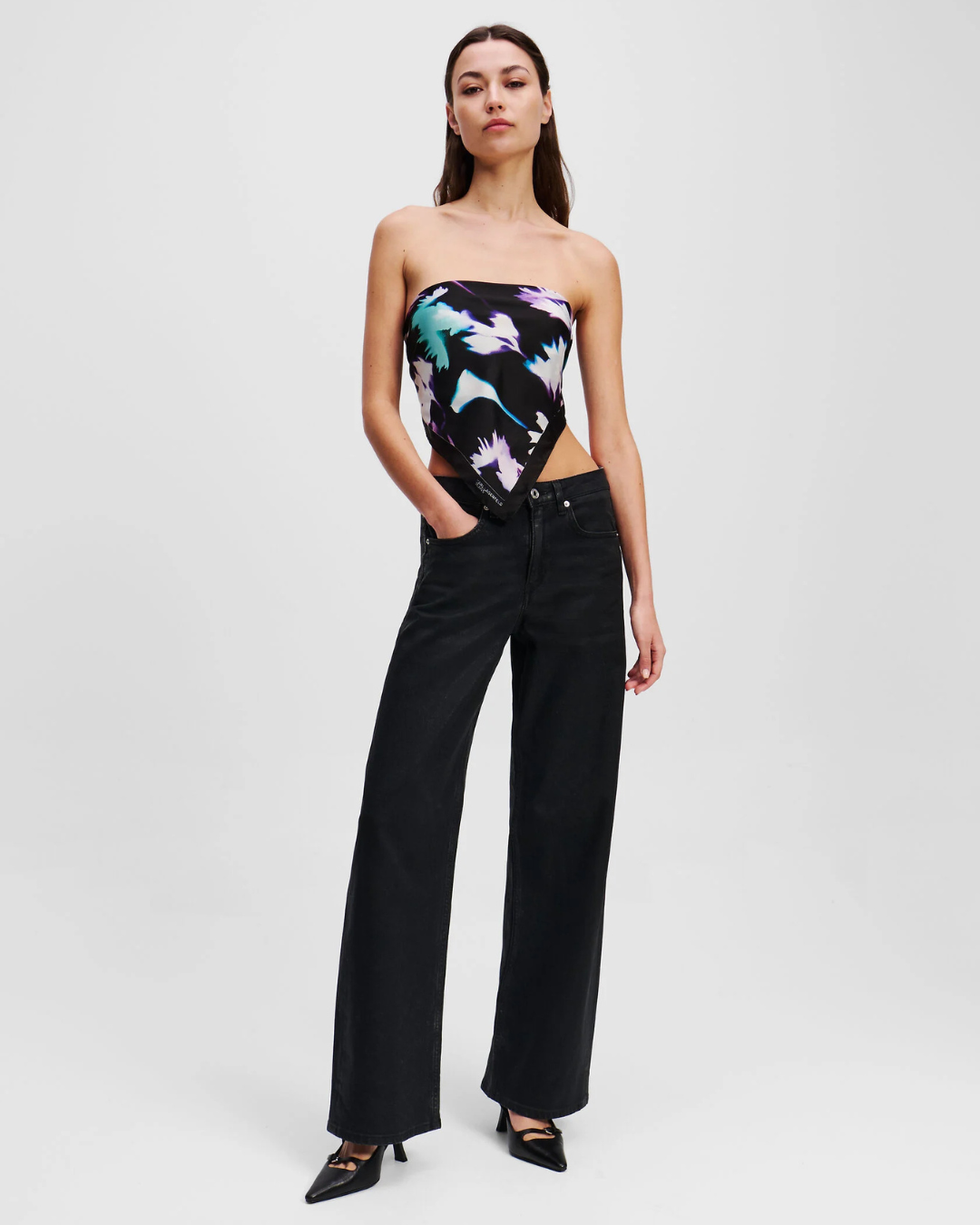 Karl Lagerfeld Jeans - Klj MR Relaxed Coated Denim - Nero