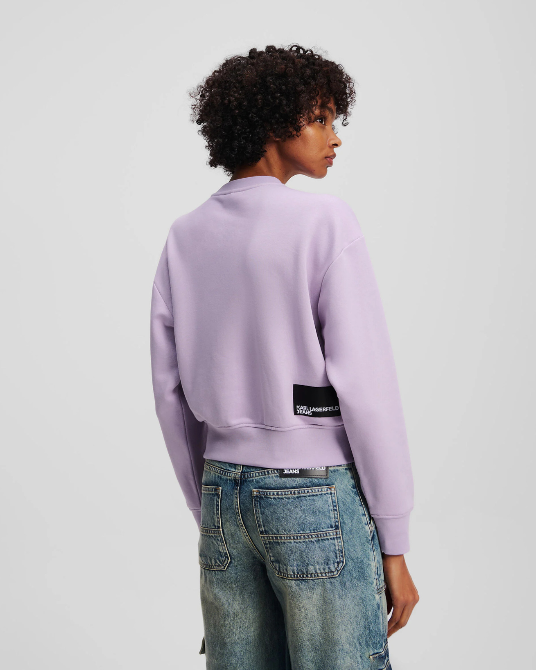 Karl Lagerfeld Jeans - Klj Reg Essential Logo Sweat - Lilla