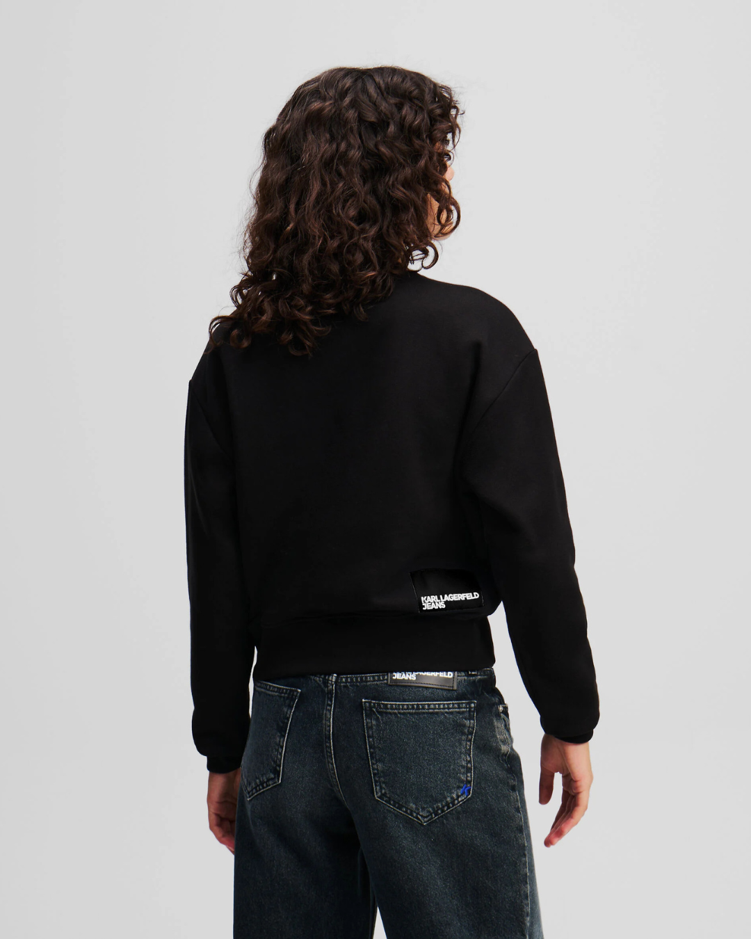 Karl Lagerfeld Jeans - Klj Reg Essential Logo Sweat - Nero