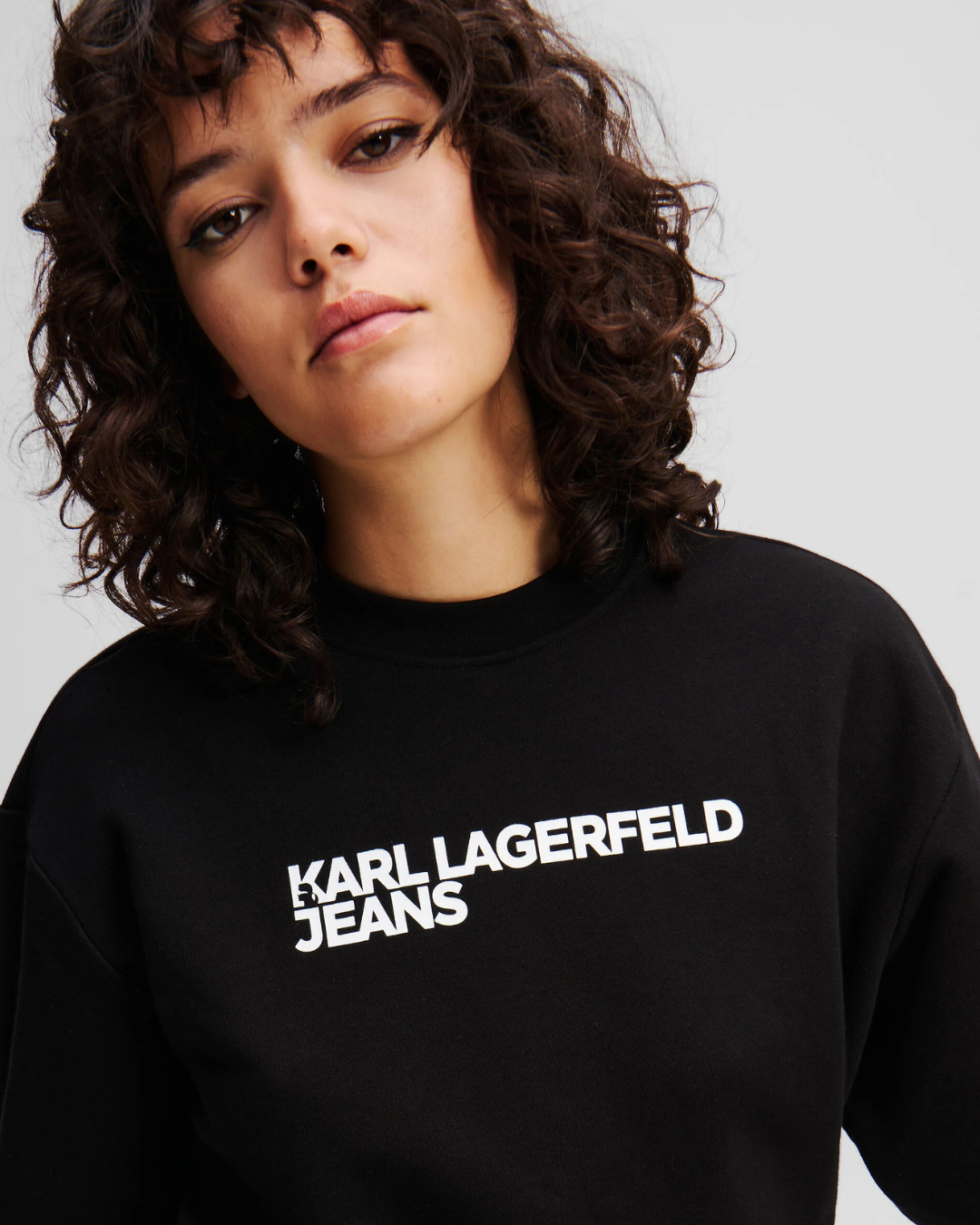 Karl Lagerfeld Jeans - Klj Reg Essential Logo Sweat - Nero