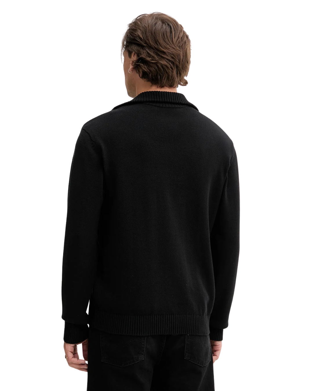 Karl Lagerfeld Jeans - Klj Reg Half-Zip Sweater - Nero