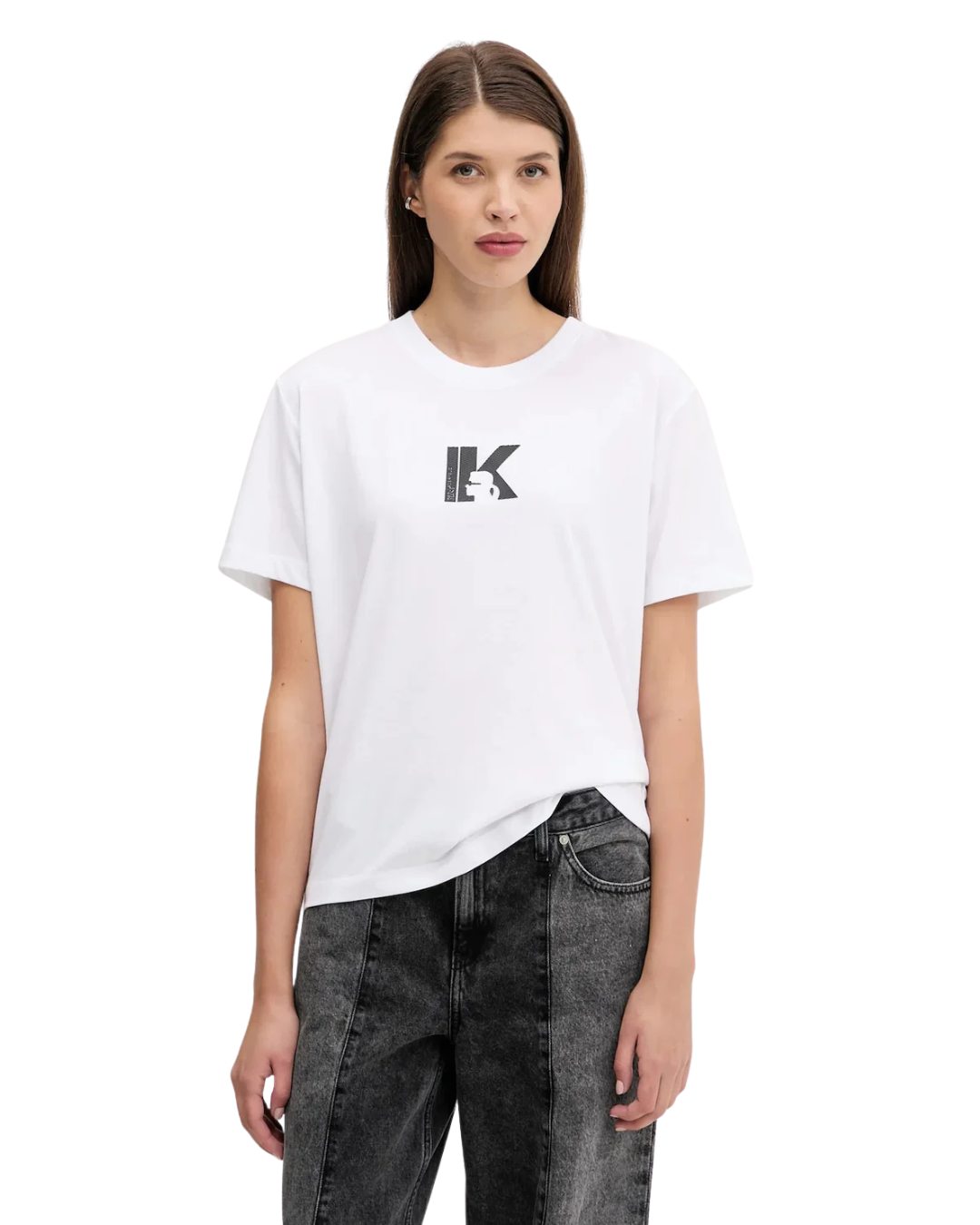 Karl Lagerfeld Jeans - Klj Reg K Logo Tee - Bianco