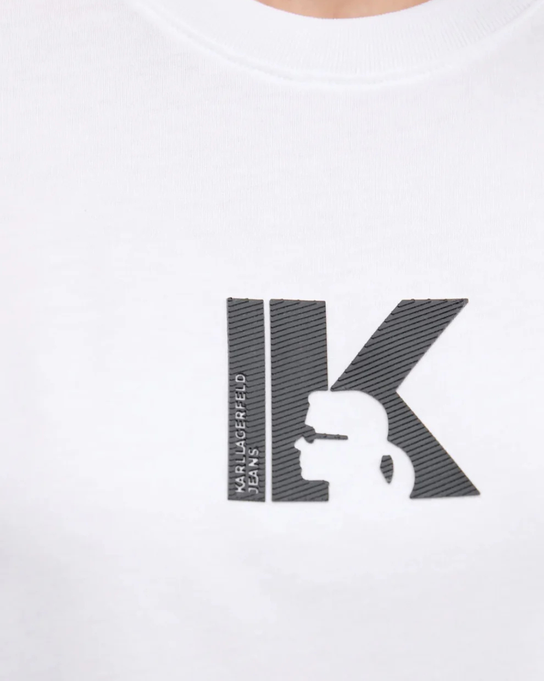 Karl Lagerfeld Jeans - Klj Reg K Logo Tee - Bianco