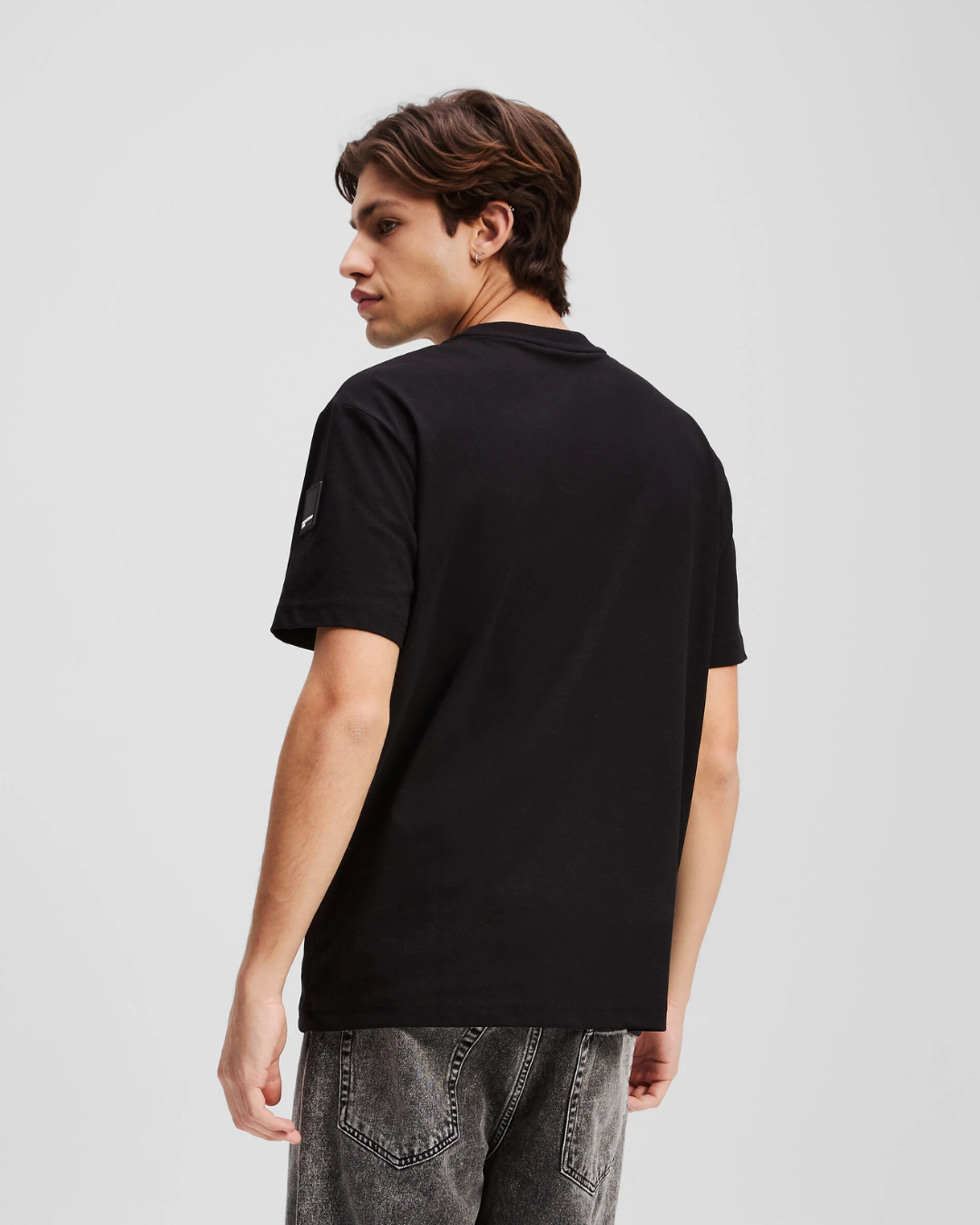 Karl Lagerfeld Jeans - Klj Reg Rubber Patch Tee - Nero