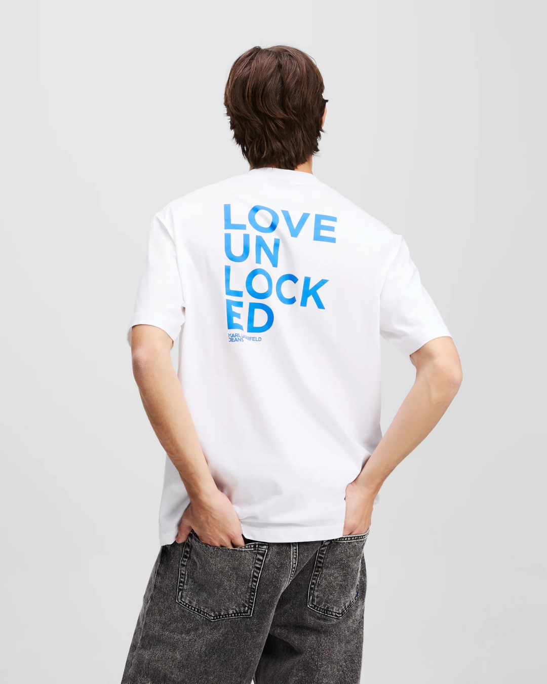 Karl Lagerfeld Jeans - Klj Relax Love Unlocked Tee - Bianco