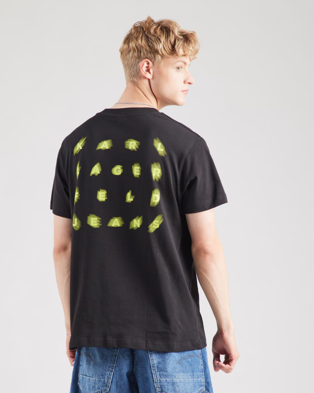 Karl Lagerfeld Jeans - Klj Relaxed Fisheye Tee - Nero