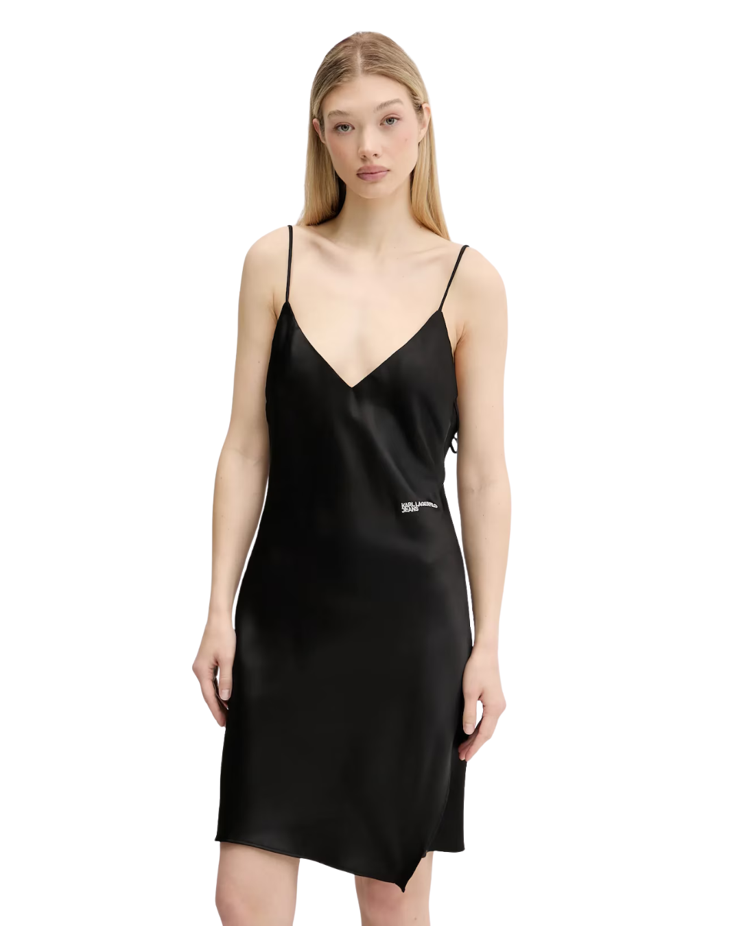 Karl Lagerfeld Jeans - Klj Satin Slip Dress - Nero