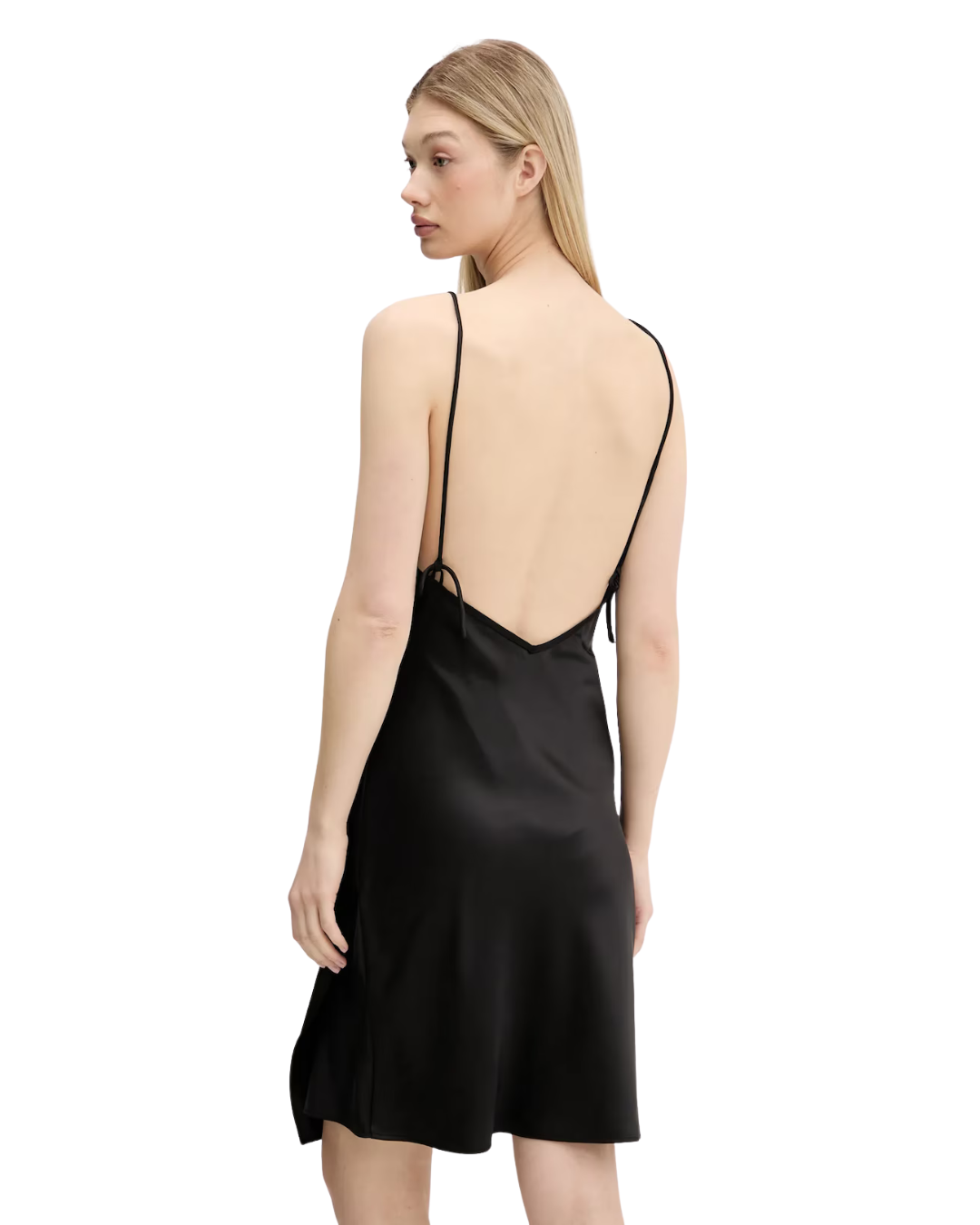 Karl Lagerfeld Jeans - Klj Satin Slip Dress - Nero