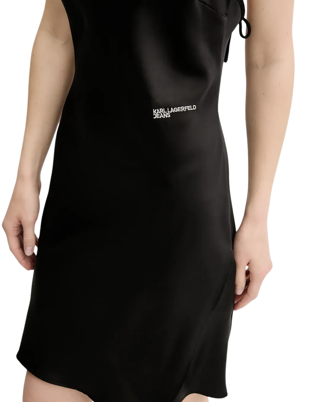 Karl Lagerfeld Jeans - Klj Satin Slip Dress - Nero