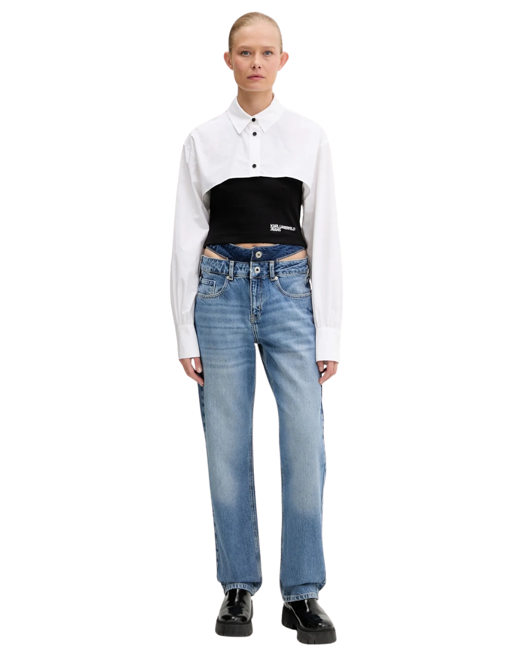 Karl Lagerfeld Jeans - Klj HR Straight WB Denim - Blu