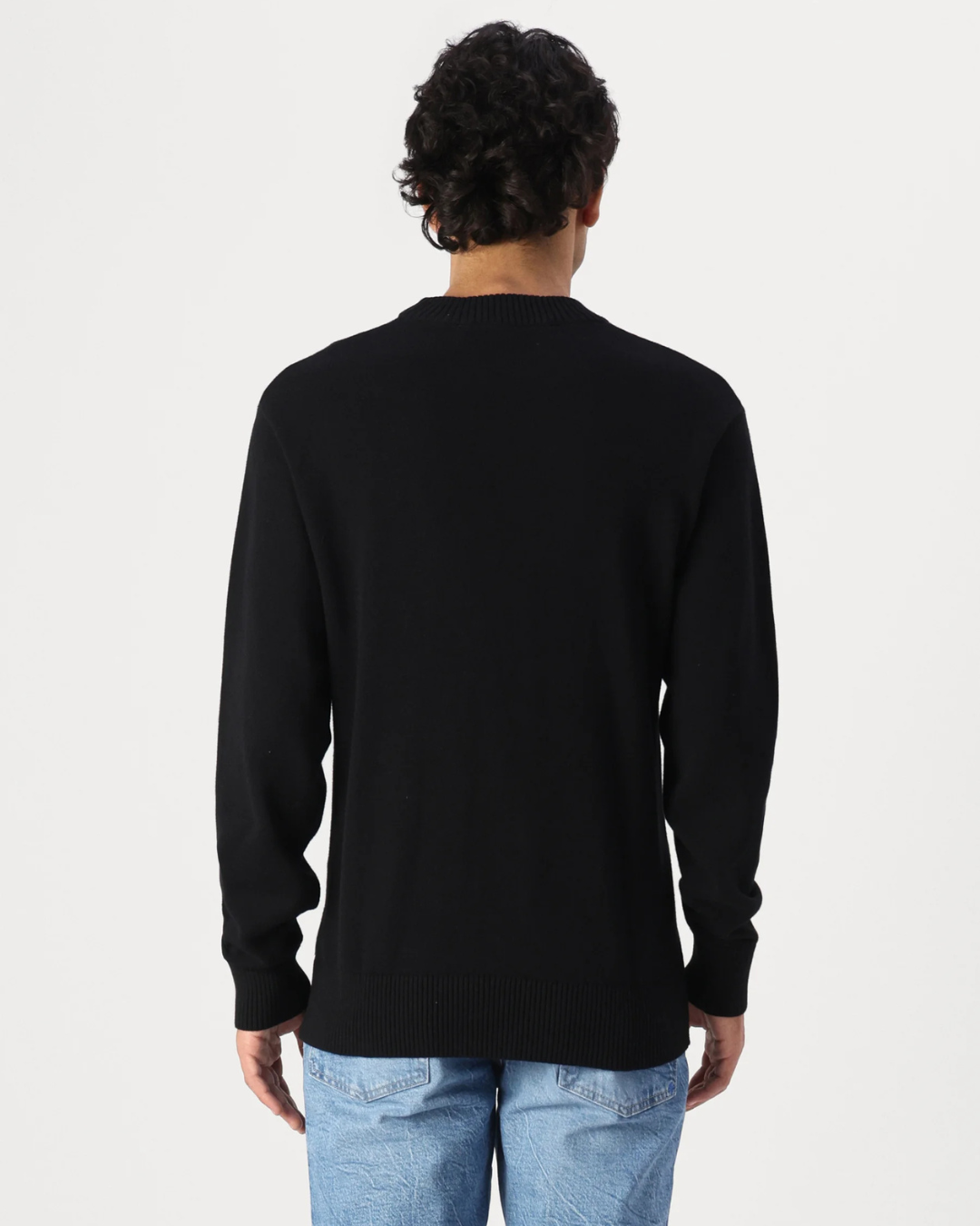Karl Lagerfeld Jeans - Klj Logo Knit Sweater - Nero
