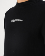 Karl Lagerfeld Jeans - Klj Logo Knit Sweater - Nero