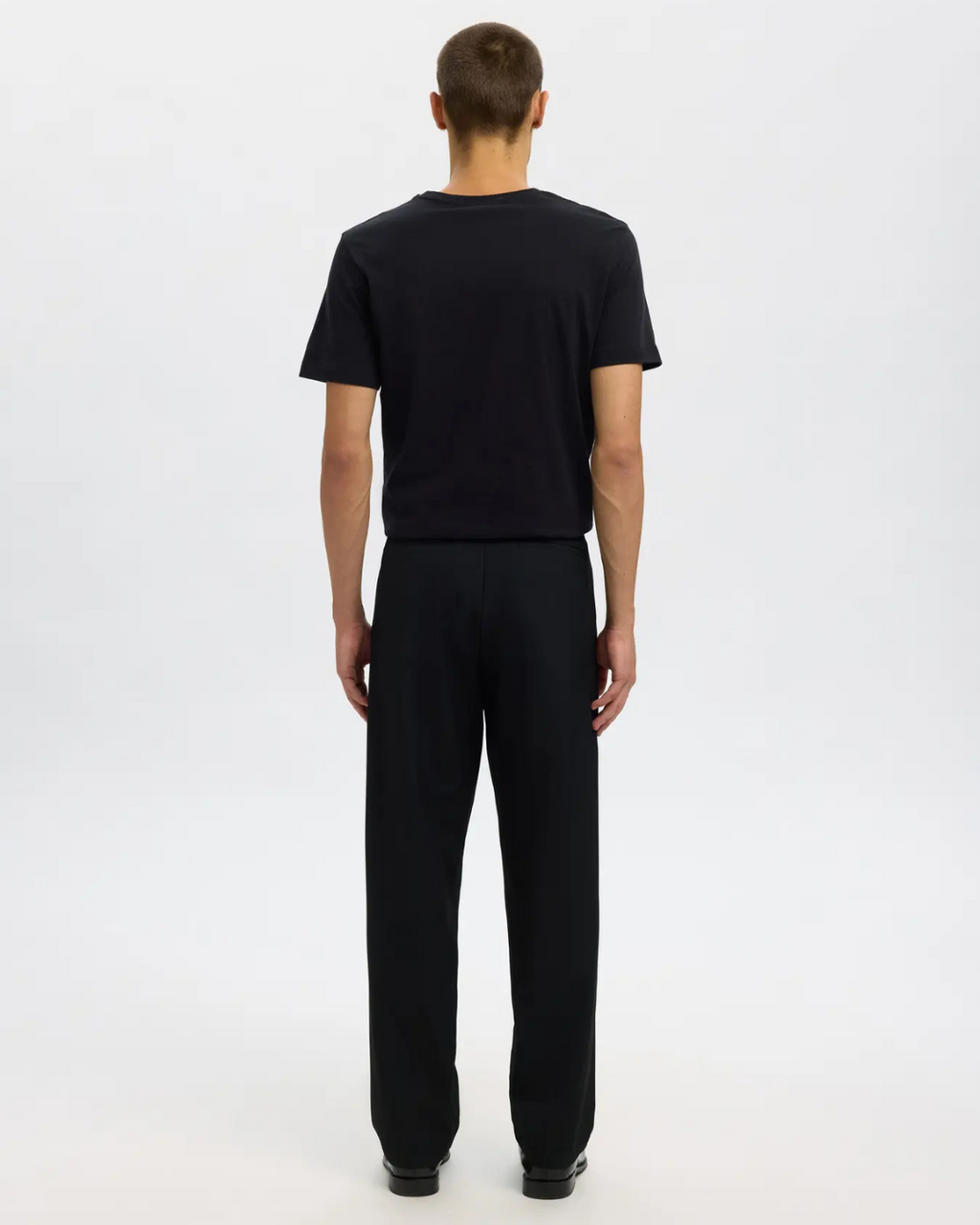 Selected Homme - Slh220 Loose Robert Flex Pant Noos - Nero
