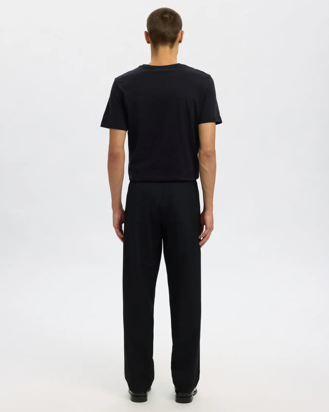 Selected Homme - Slh220 Loose Robert Flex Pant Noos - Nero