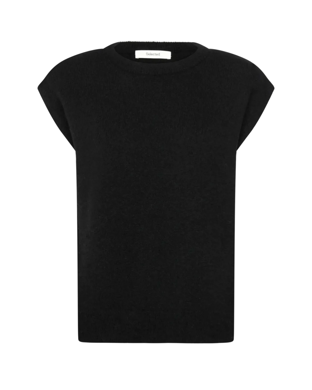 Selected Femme - Slflulu SL Knit Vest - Nero