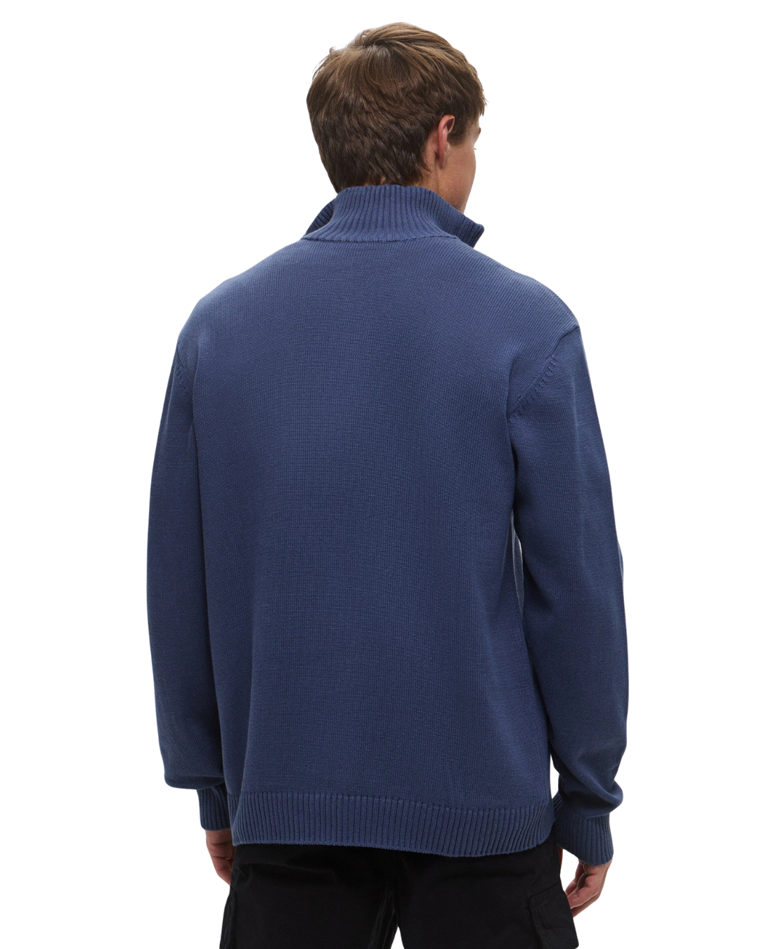 Karl Lagerfeld Jeans - Klj Reg Half-Zip Sweater - Celeste