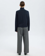 Selected Femme - Slfkamma LS Knit Roll Neck Noos - Blu