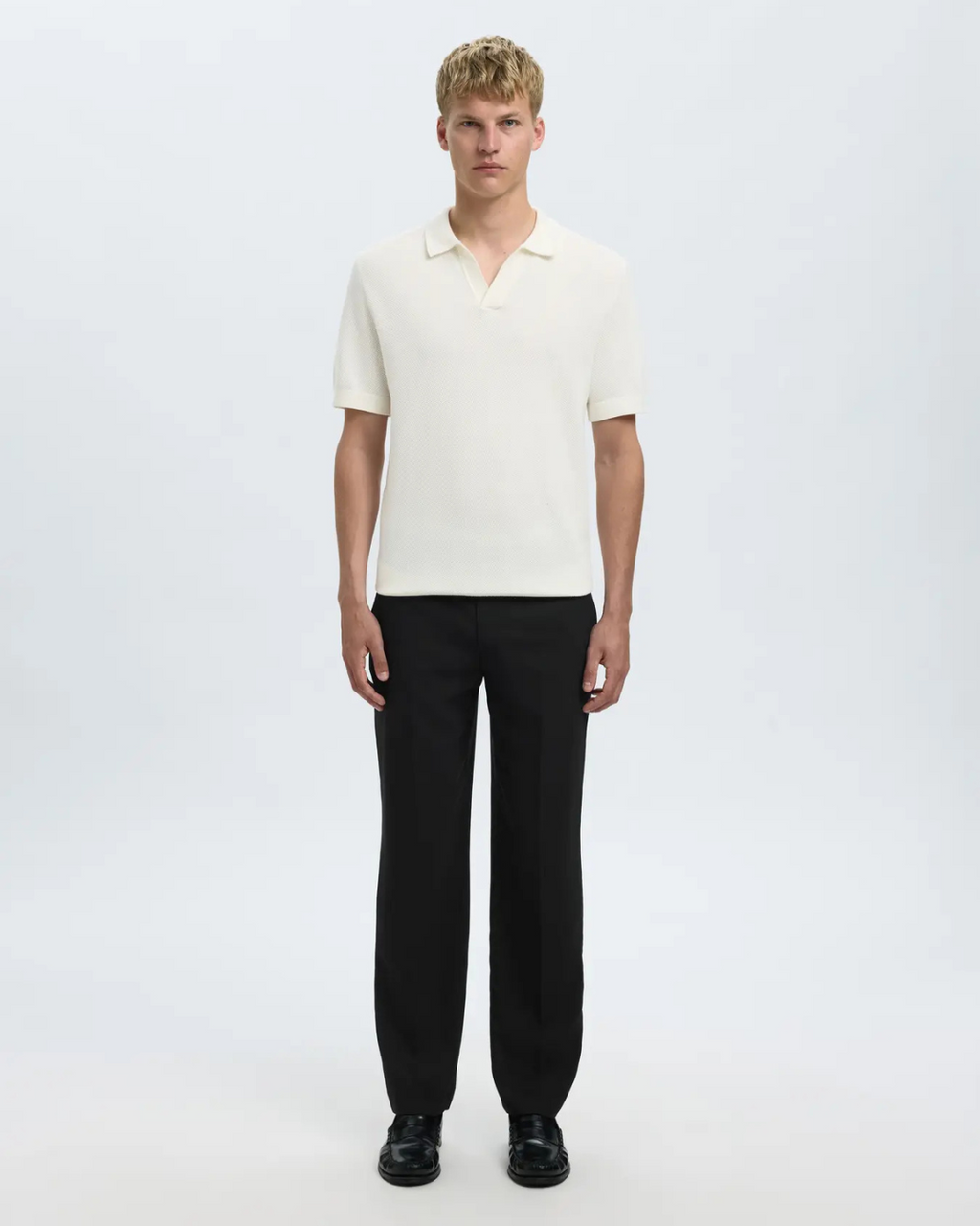 Selected Homme - Slhreg Neil Elastic WB Trs - Nero