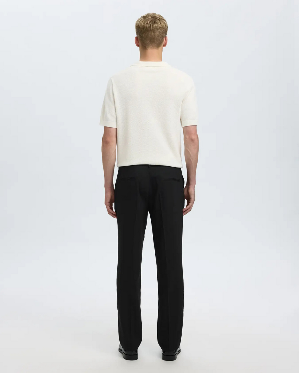 Selected Homme - Slhreg Neil Elastic WB Trs - Nero