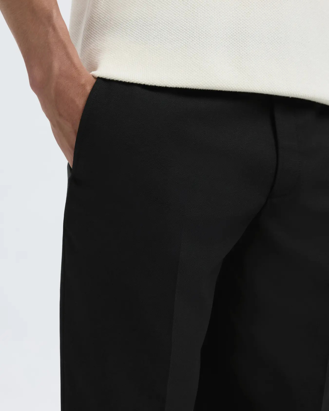 Selected Homme - Slhreg Neil Elastic WB Trs - Nero