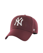 '47 - Cappellino MVP Snapback New York Yankees - Dark Maroon