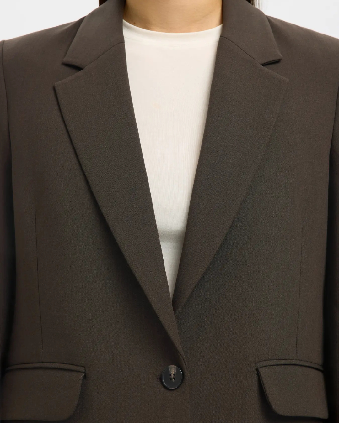 Selected Femme - Slfrita LS Relaxed Blazer Mel Noos - Moro