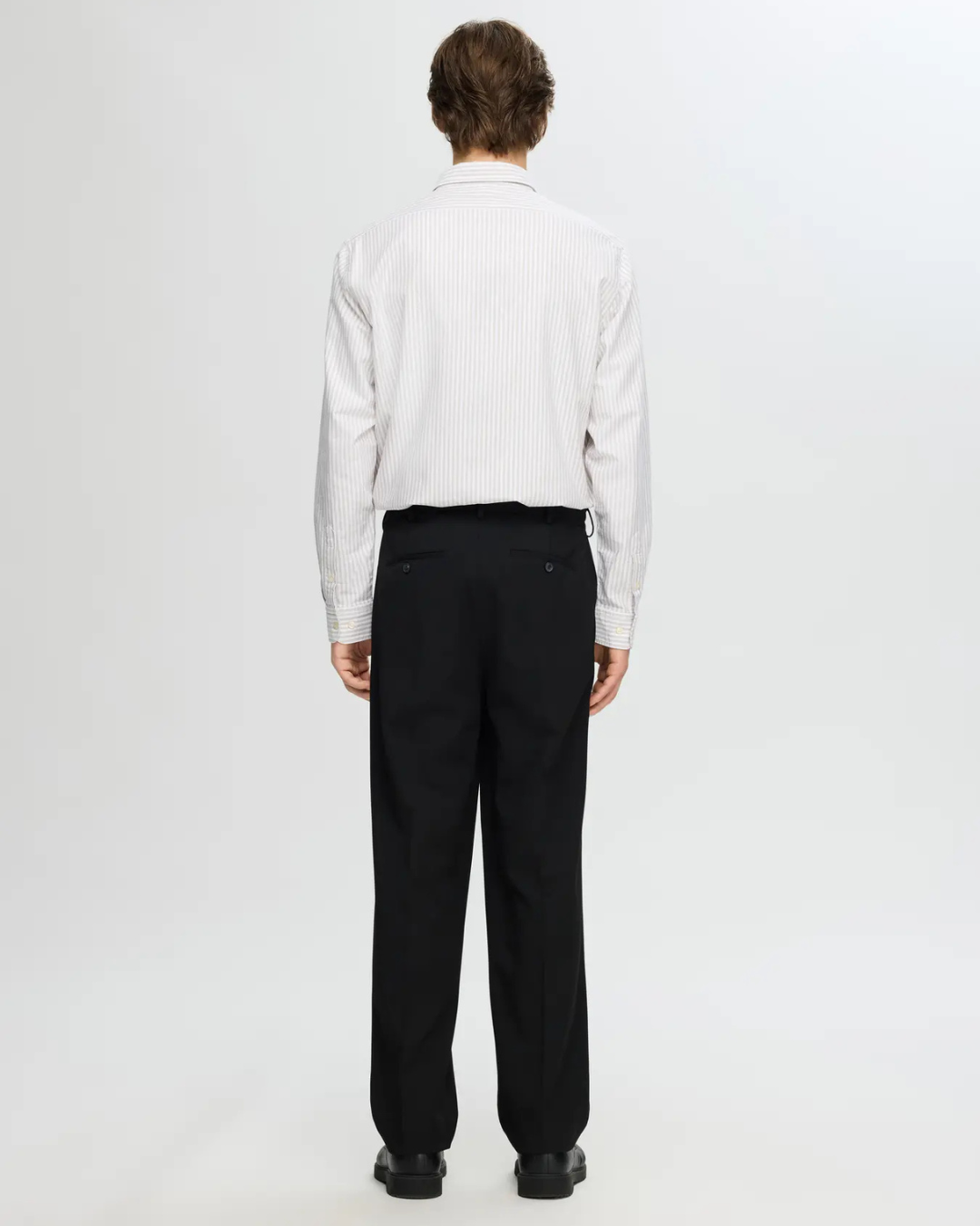 Selected Homme - Slh220 Loose Finn Flex Pants Noos - Nero