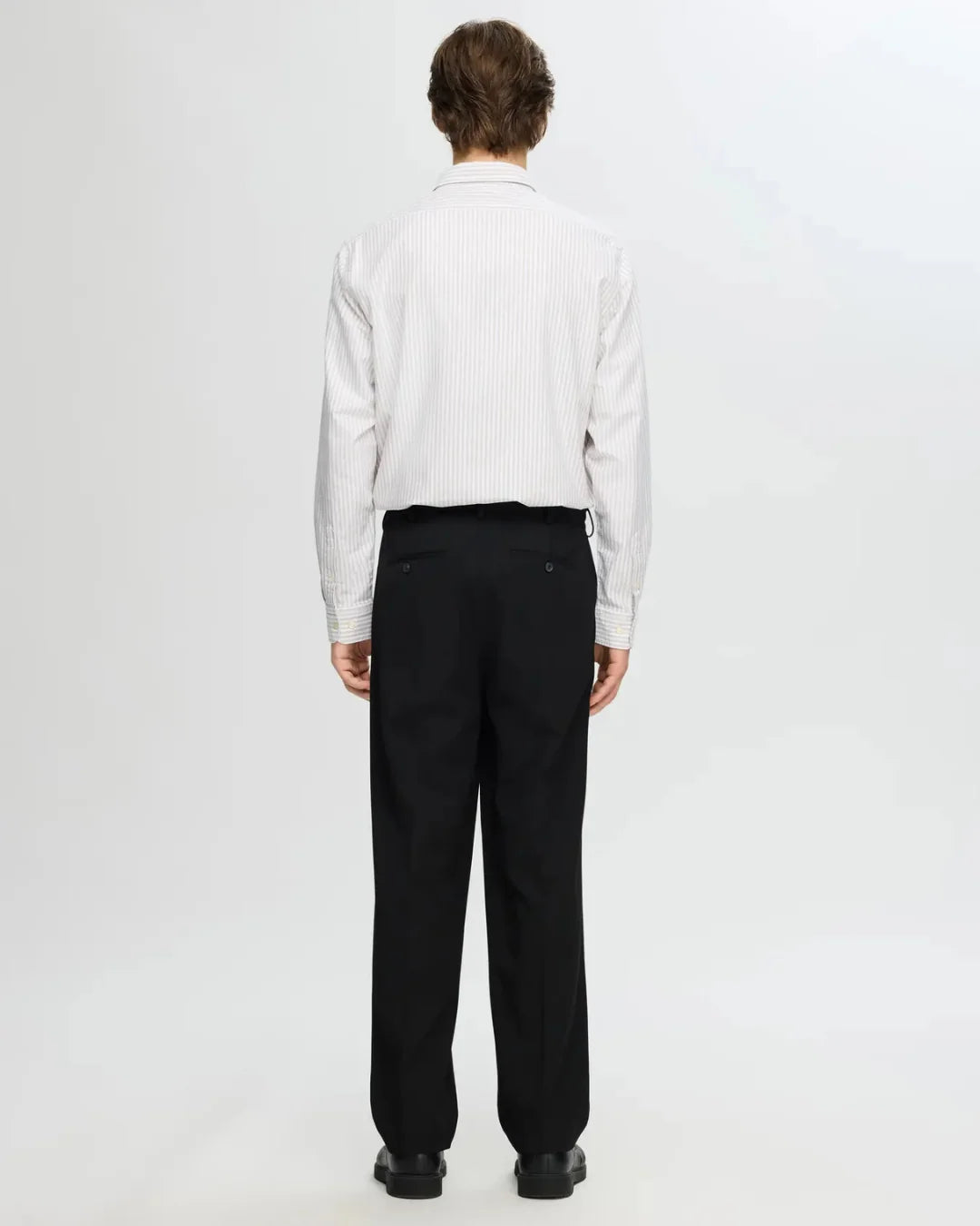 Selected Homme - Slh220-Loose Finn Flex Pants Noos - Nero
