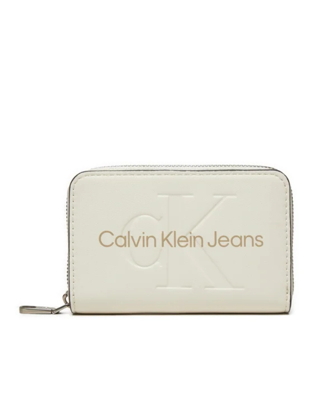 Calvin Klein Jeans - Sculpted Med Zip Around Mono - Bianco