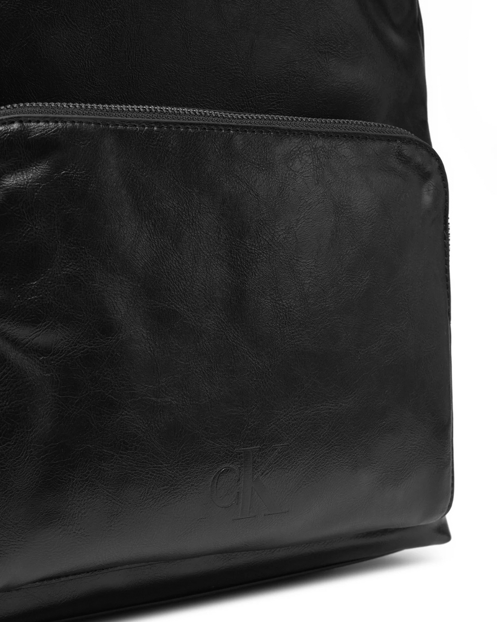 Calvin Klein Jeans - Tumbled Zip Top Backpack43 PU - Nero