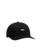 Obey - Bold Curve 6 Panel Strapback - Nero