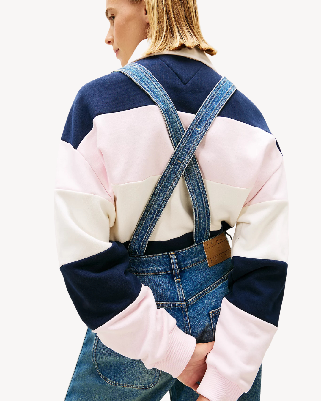 Tommy Jeans - Mia Dungaree EI2036 Ext - Blu