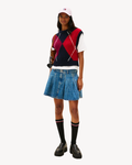 Tommy Jeans - Pleated Mini Skirt - Blu