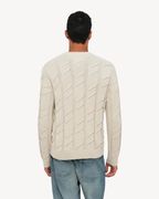 Tommy Jeans - Chunky Cable Knit Sweater - Sand
