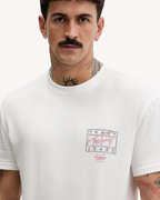 Tommy Jeans - Tjm Reg Sign Spray SS Tee Ext - Ecru