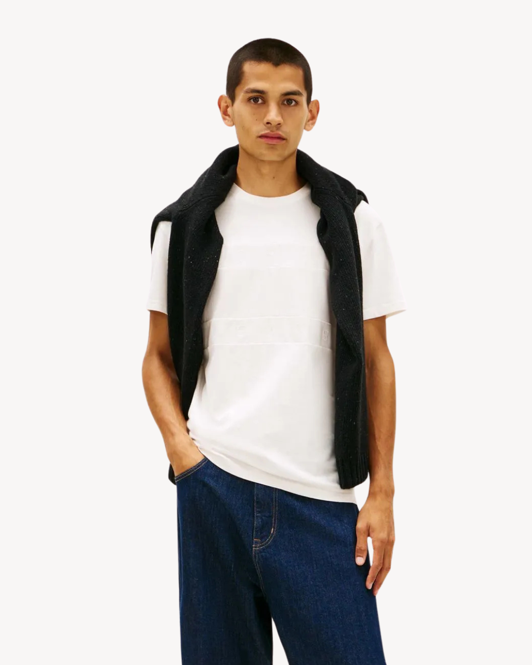 Tommy Jeans - Tjm Reg Tonal Flag SS Tee - Bianco