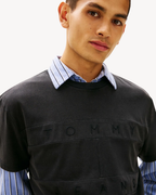 Tommy Jeans - Tjm Reg Tonal Flag SS Tee - Nero