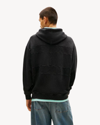Tommy Jeans - Tjm Relaxed Overdyed Flag Hood - Nero