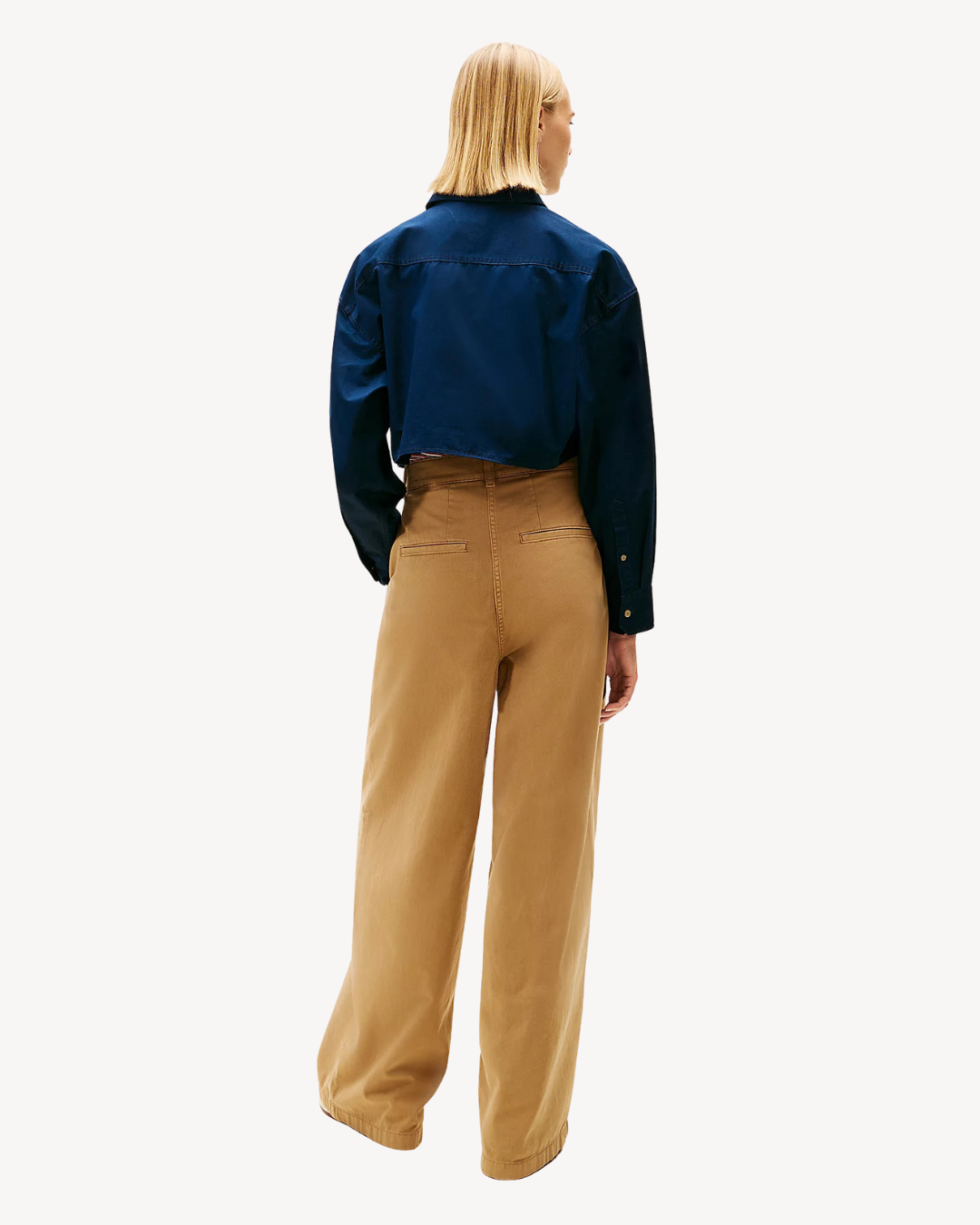 Tommy Jeans - Tjw Cropped Utility Shirt - Blu