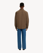 Selected Homme - Slhtravis Twill Overshirt Noos - Chocolate