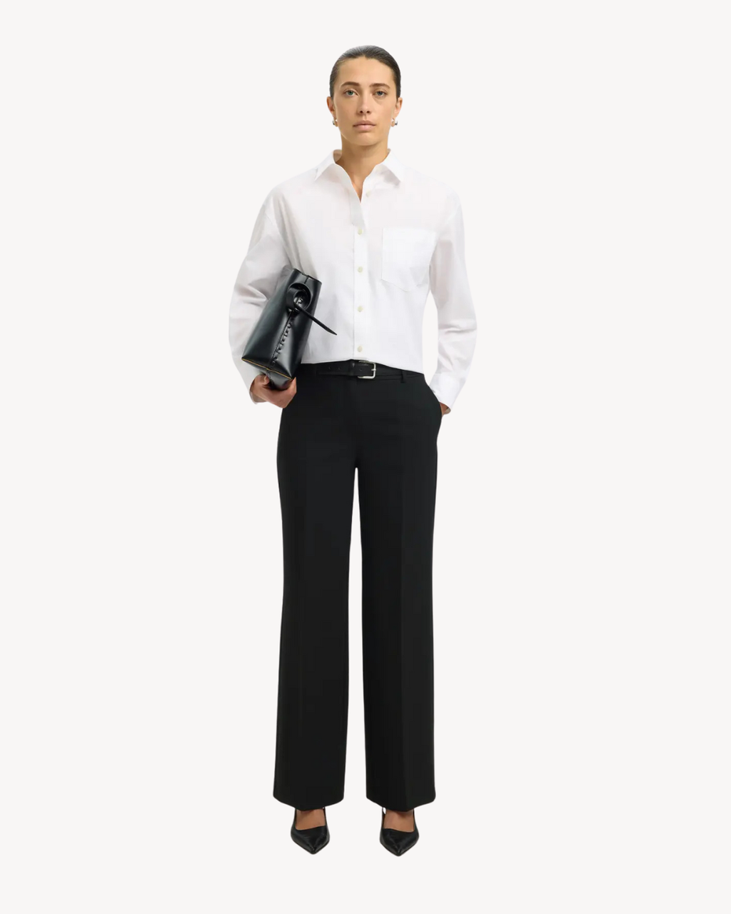 Selected Femme - Slfrita Wide Pant Noos - Nero
