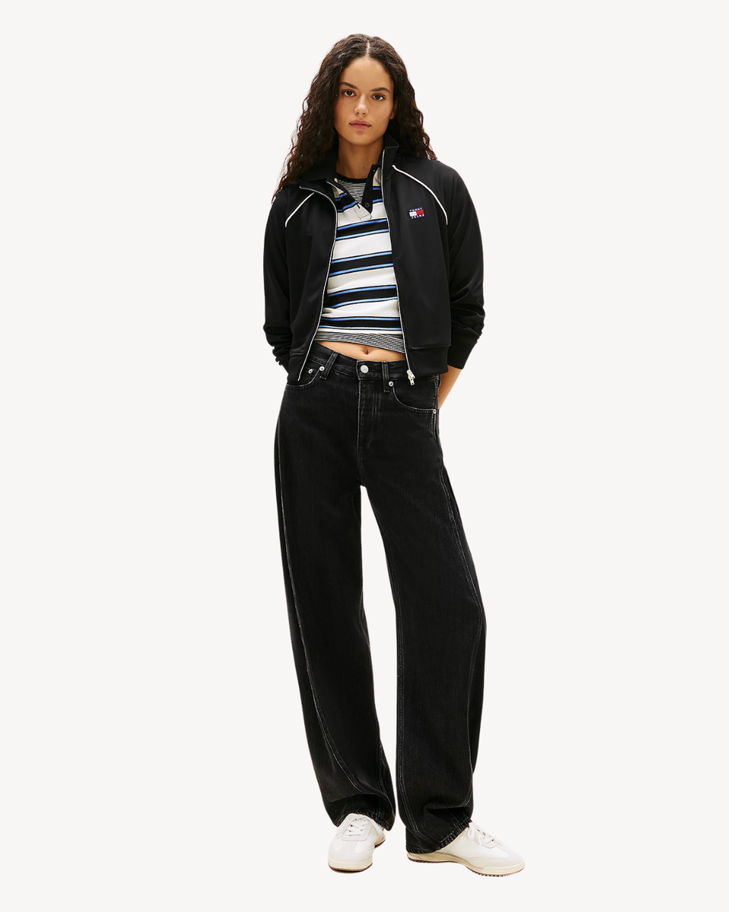 Tommy Jeans - Badge Track Jacket - Nero